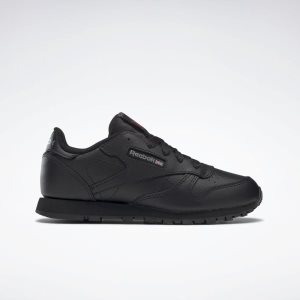 Reebok Classic Leather Turnschuhe Kinder - Schwarz - DE 385-XNL